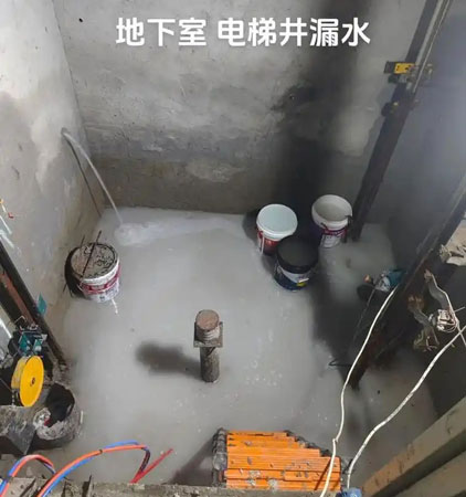 张港镇电梯井堵漏